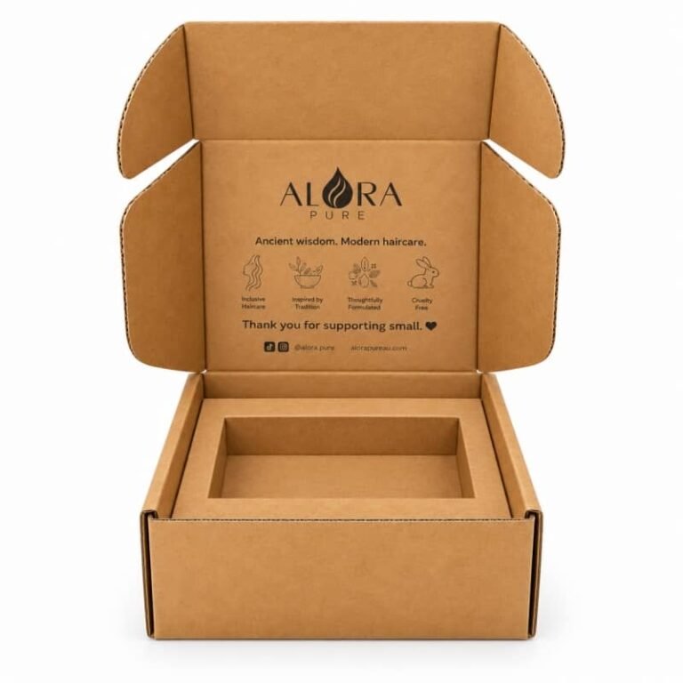 brown mailing boxes